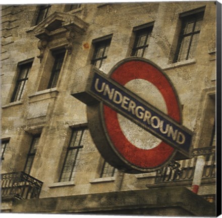 Framed Underground Print