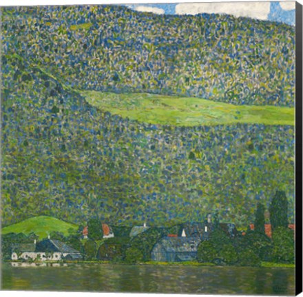 Framed Litzlberg on Lake Attersee, Austria. 1915 Print