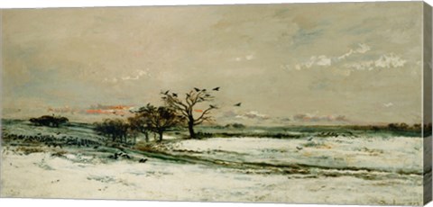 Framed Winter, 1873 Print