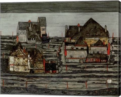 Framed Suburb I, 1914 Print