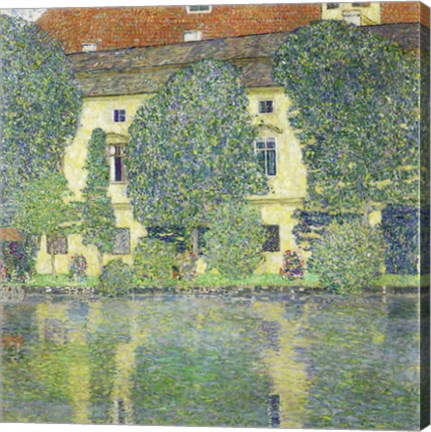 Framed Schloss Kammer Am Attersee Iii (Wasserschloss), 1910 Print