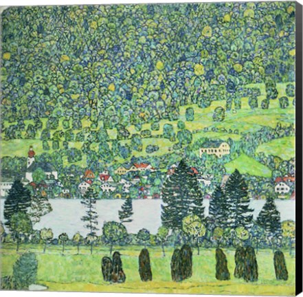 Framed Waldabhang In Unterach Am Attersee, 1917 Print