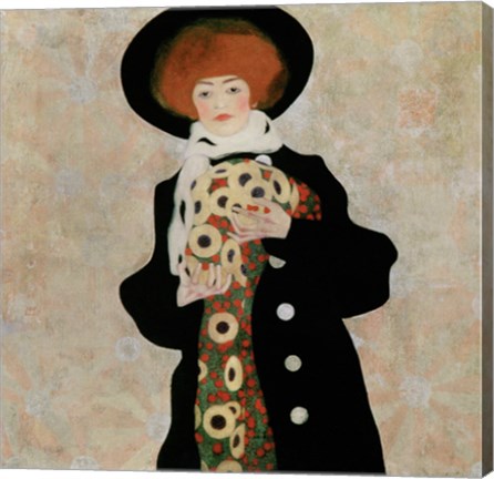 Framed Portrait Of A Woman With Black Hat (Gertrude Schiele), 1909 Print