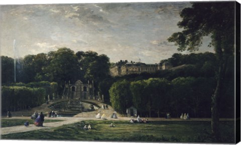 Framed Park At Saint-Cloud, 1865 Print