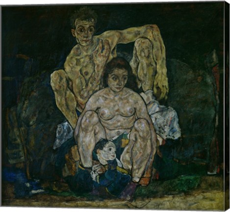 Framed Family, 1918 Print