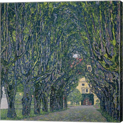 Framed Tree-Lined Road Leading To The Manor House At Kammer, 1912 Print