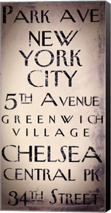 Framed New York City Print