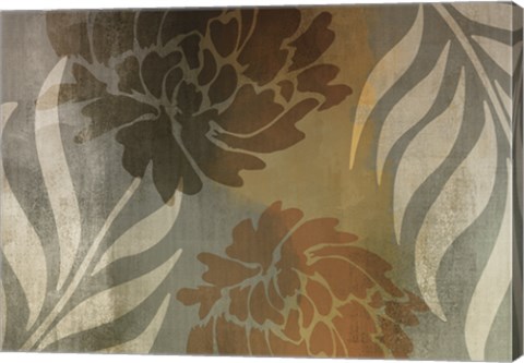 Framed Garden Waltz I Print