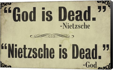 Framed God is Dead Print