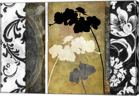 Framed Gardenscape I Print