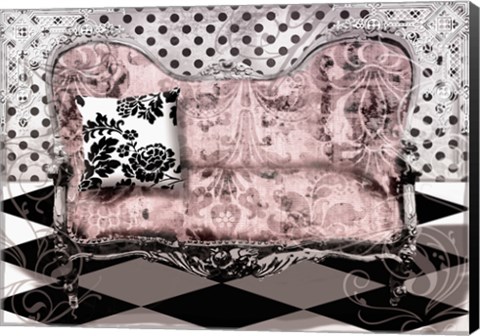 Framed Poitrine Rose Print