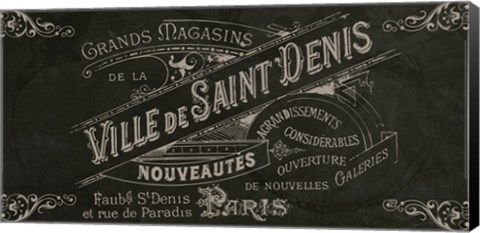 Framed Signes Francais V Print