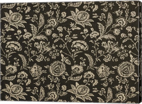 Framed Toile Fabrics VIII Print