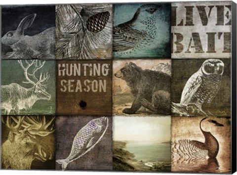 Framed Hunting Season I Print