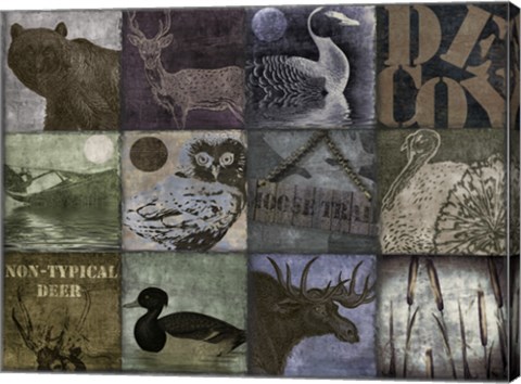 Framed Hunting Season V Print