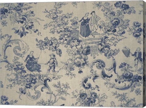 Framed Toile Fabrics I Print