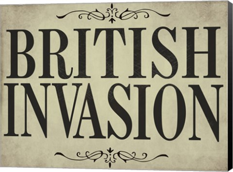 Framed British Invasion Print