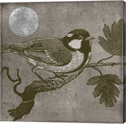 Framed Moon Bird Print