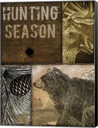 Framed Hunting Season IV Print