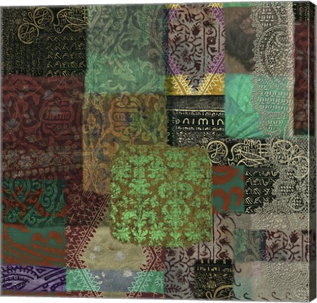 Framed Afrikan Batik III Print