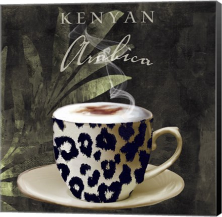 Framed Afrikan Coffee I Print