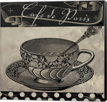 Framed Bistro Parisienne IV Print