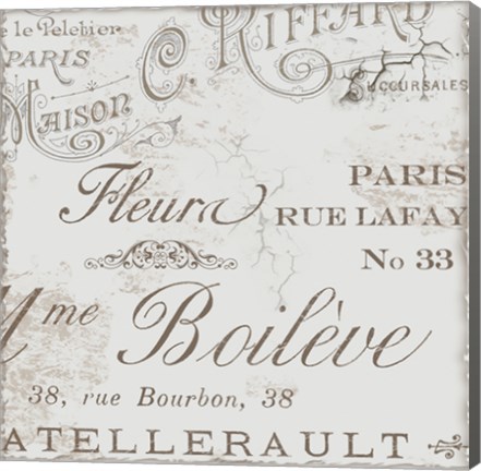 Framed Bon Mots I Print