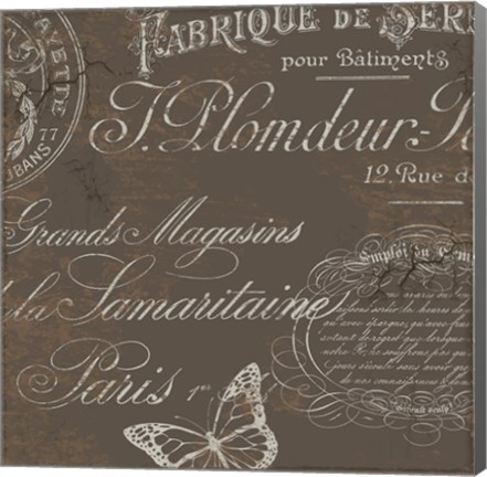 Framed Bon Mots II Print