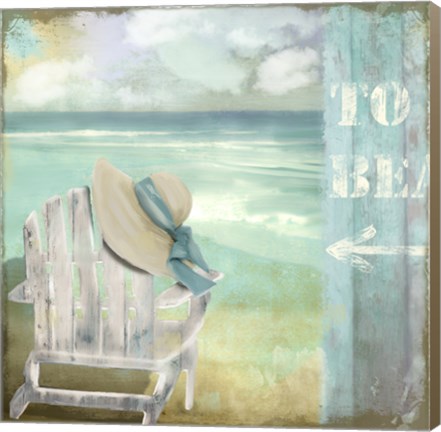 Framed By the Sea I Print