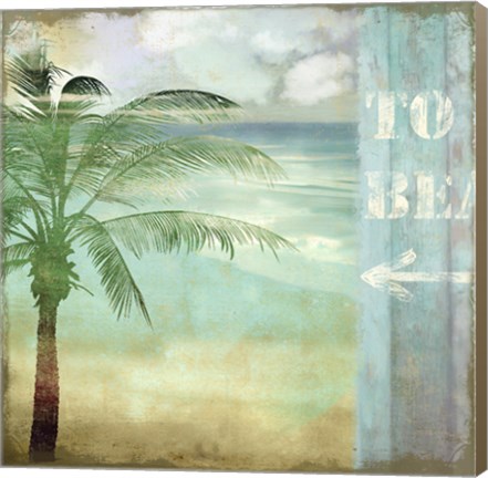 Framed By the Sea III Print