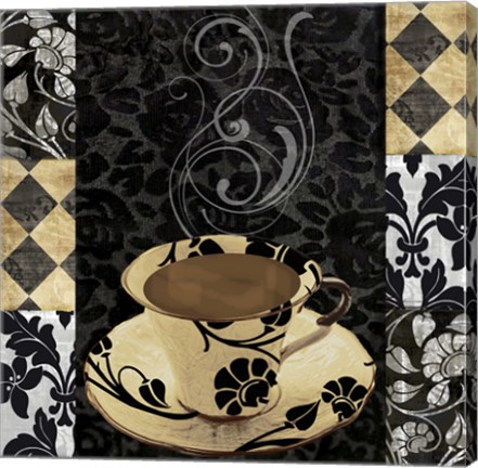 Framed Cafe Noir VI Print