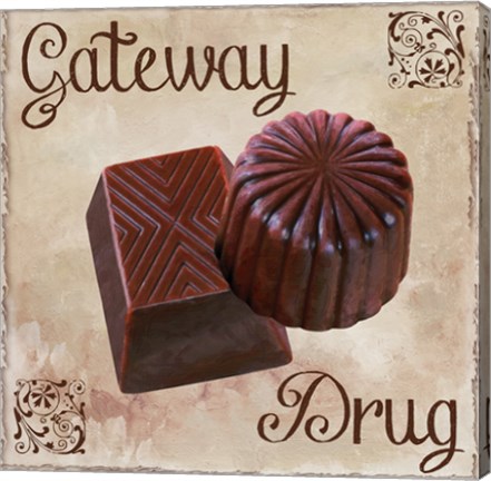 Framed Chocolate Therapy II Print