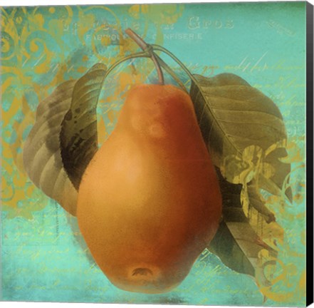 Framed Glowing Fruits IV Print