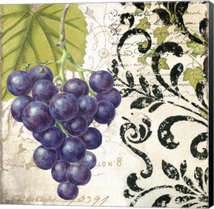 Framed Les Fruits Jardin II Print