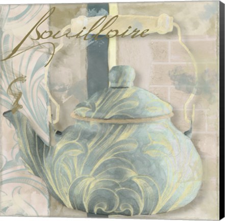 Framed Pots Bleus I Print