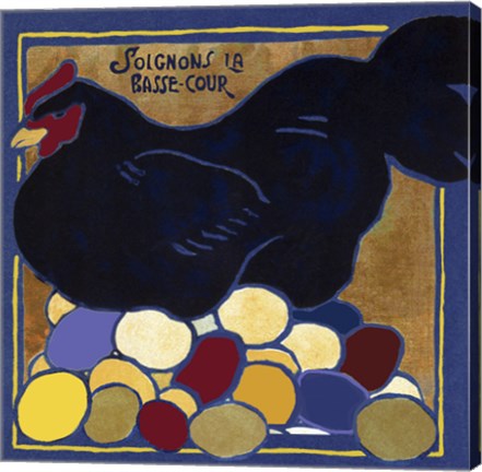 Framed Poulets I Print