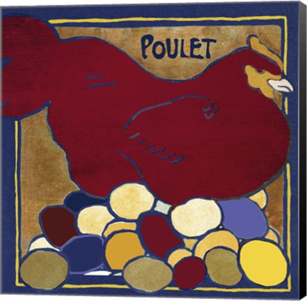 Framed Poulets II Print