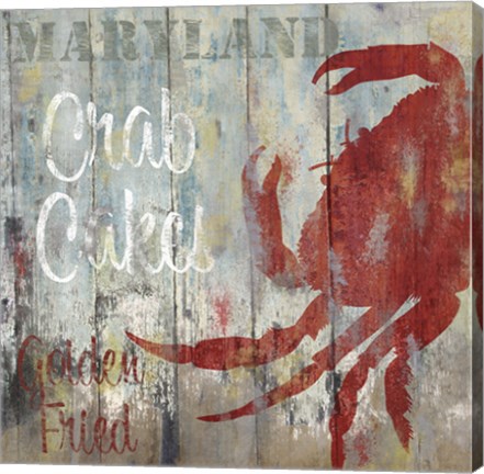 Framed Resturant Seafood II Print