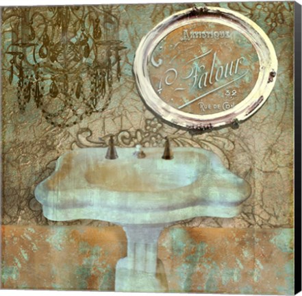 Framed Salle de Bain III Print