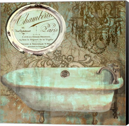 Framed Salle de Bain IV Print