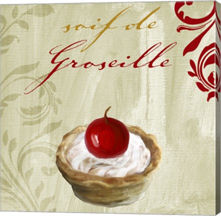 Framed Tartes Francais, Currant Print