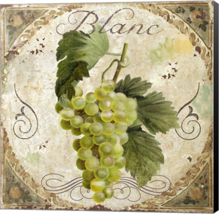 Framed Tuscany Table Blanc Print