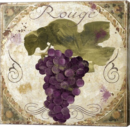 Framed Tuscany Table Rouge Print