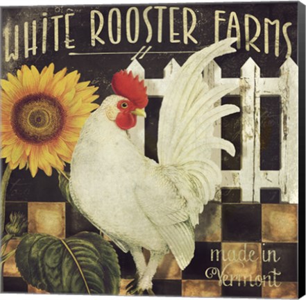 Framed Vermont Farms I Print