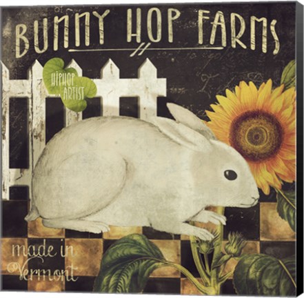 Framed Vermont Farms III Print