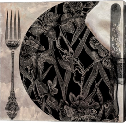 Framed Victorian Table II Print