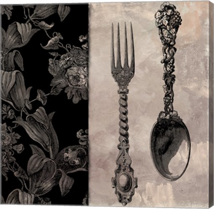 Framed Victorian Table IV Print