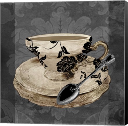 Framed Vintage Cafe I Print