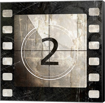 Framed Vintage Countdown II Print