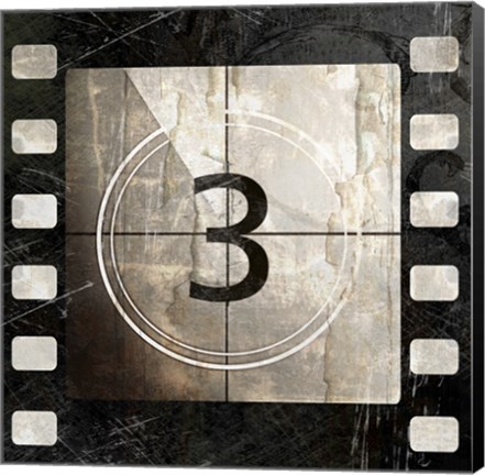 Framed Vintage Countdown III Print